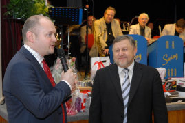 Ples Újezd u Brna, hejtman Michal Hašek a starosta města ThDr. Jana Hradil, Th.D.