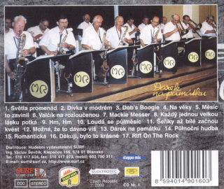 Dárek na památku - zadní strana CD